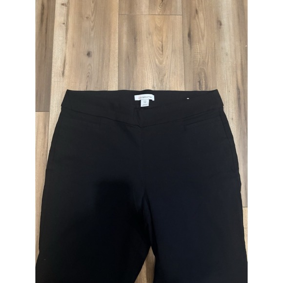 Liz Claiborne Black Dress Pants Women's 14P Petite Stretch Pockets Business - Picture 2 of 7